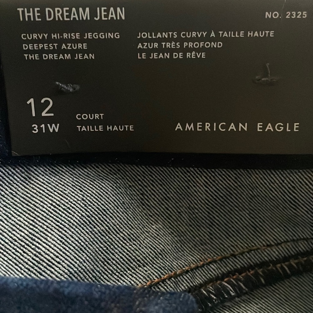 NWT, American eagle dream jean